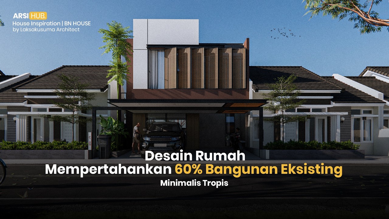 RUMAH INI JELAS DIRANCANG UNTUK IKLIM TROPIS! #architect #kontraktorjakarta