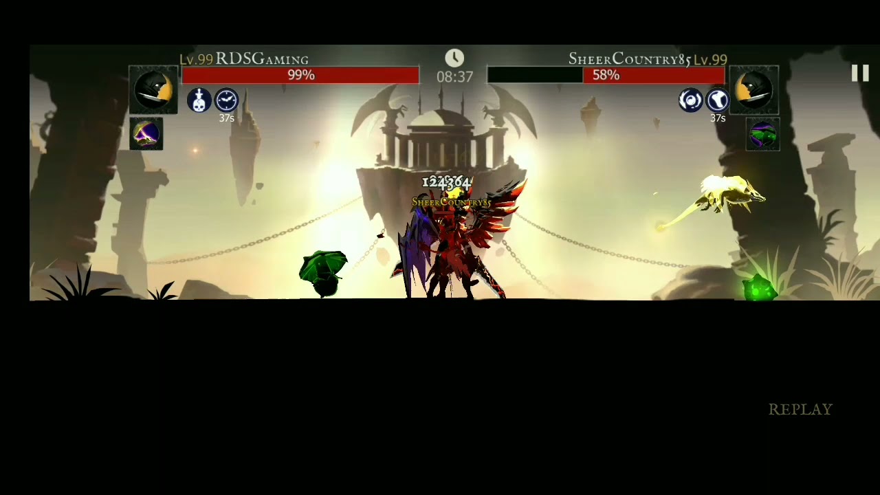Shadow of death duel arena max (220k ) vs max (280k)