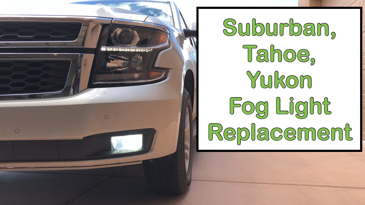 Замена противотуманных фар Suburban, Tahoe, Yukon на светодиоды