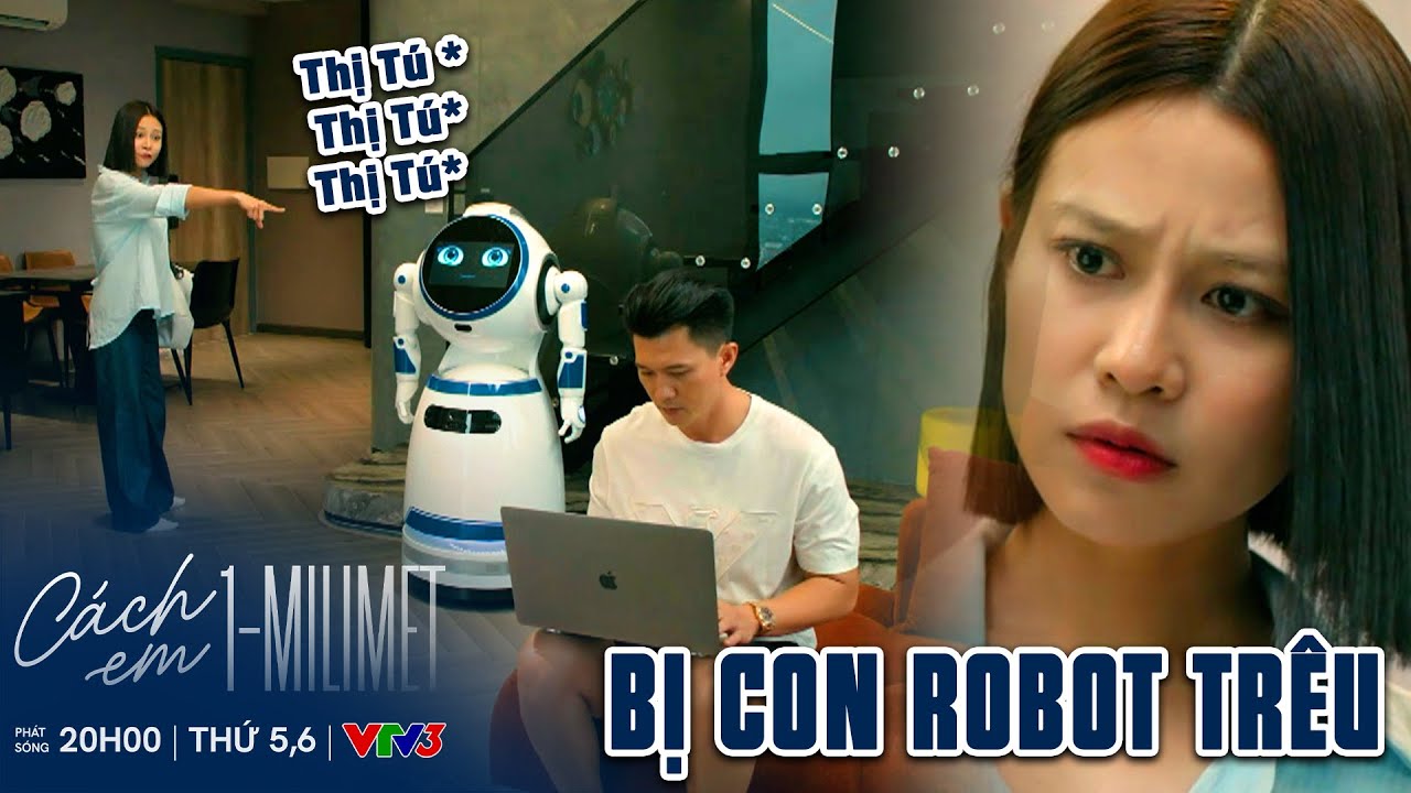 Thị T&uacute; &ldquo;ph&aacute;t đi&ecirc;n&rdquo; v&igrave; con robot gi&uacute;p việc n&oacute;i chuyện qu&aacute; c&agrave; khịa | C&aacute;ch Em 1 Milimet
