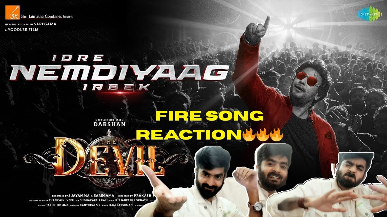 Idre Nemdiyaag Irbek Song REACTION | The Devil | Darshan | B Ajaneesh Loknath