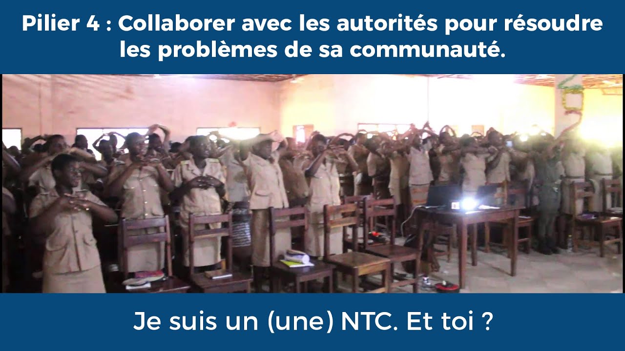 NTC avec les jeunes leaders de Natitingou et au  Lycée Militaire de Jeunes Filles de Natitingou.