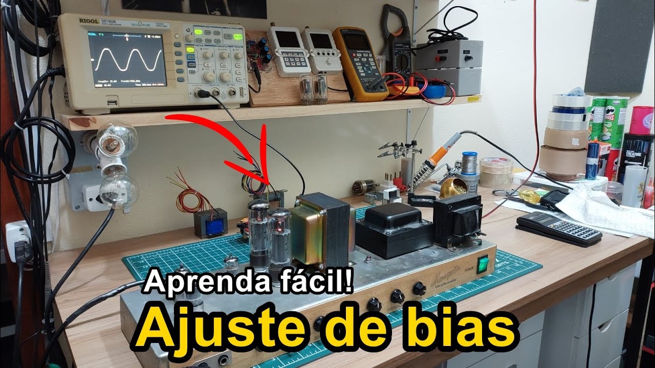 Ajuste de BIAS em amplificador valvulado | PASSO A PASSO | - Marshall JCM800 / Plexi Clone.