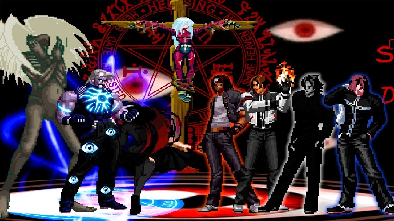Kof Mugen Darkside Rugal VS Kyo Team