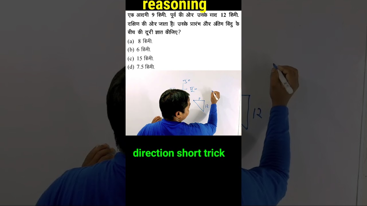 reasoning direction short tricks ll direction reasoning short trick in hindi #shortvideo #viral