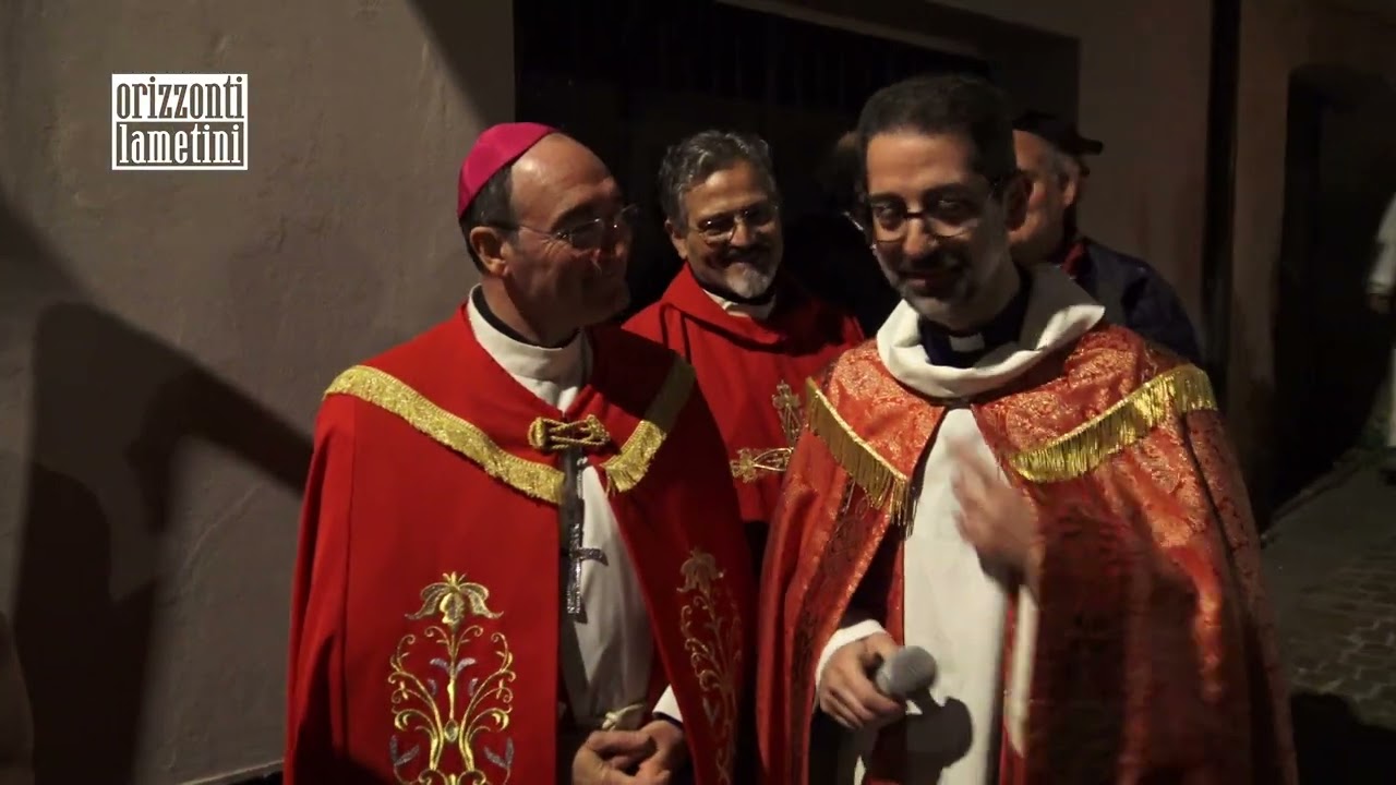 Il rito del Venerdì Santo e la Processione dell’Addolorata con il Vescovo di Lamezia Parisi