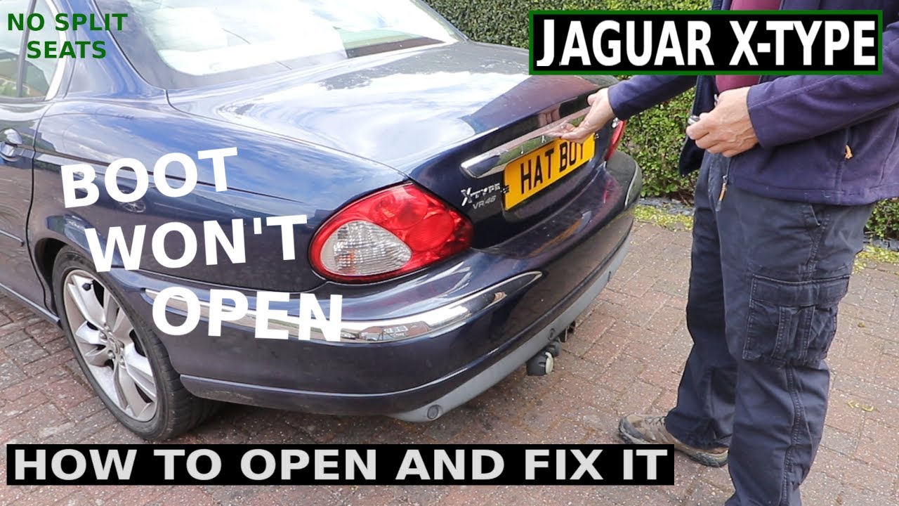 Багажник JAGUAR X-TYPE не открывается?