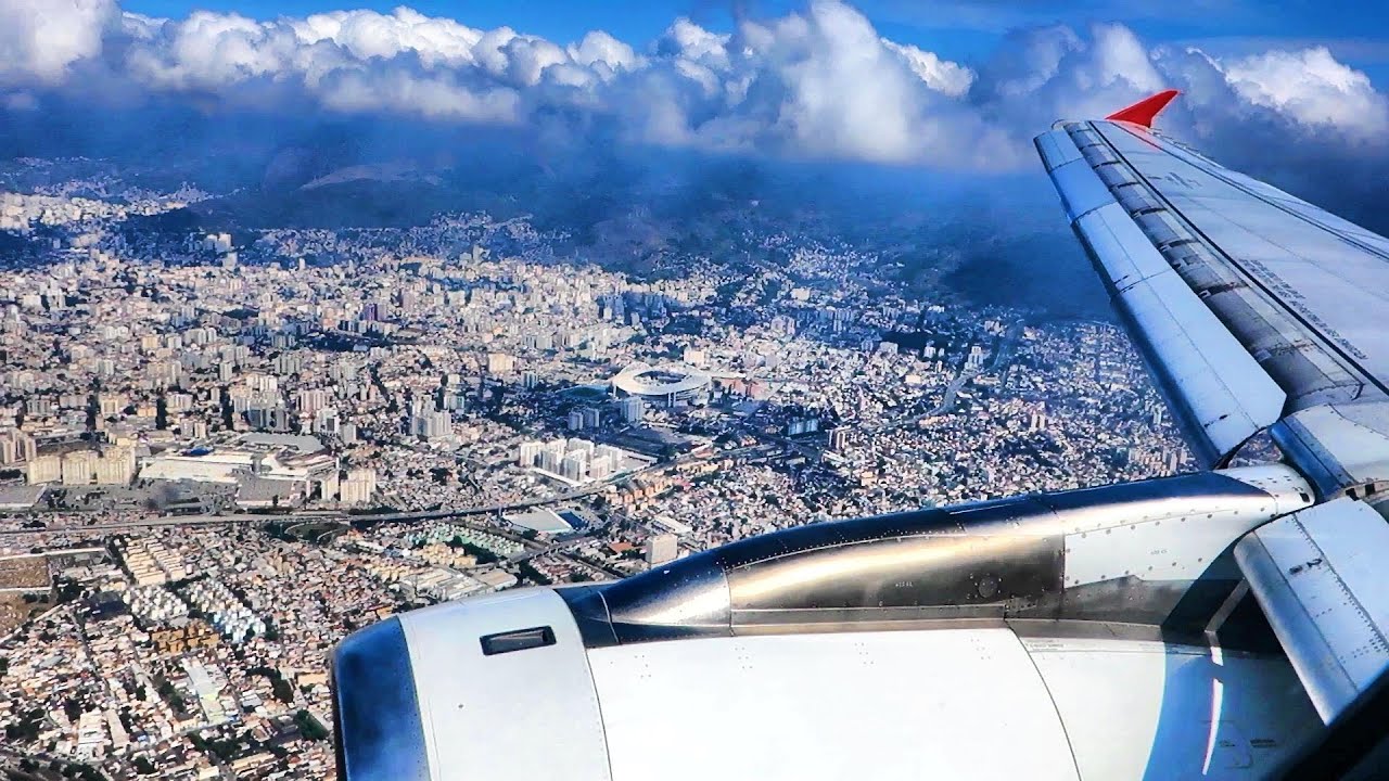 Landing in Rio de Janeiro (Santos Dumont) Brazil