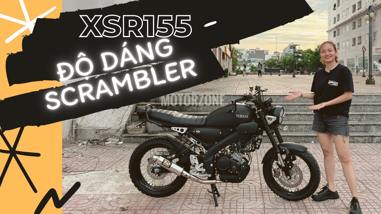 Độ bánh căm cho Yamaha XSR 155 CỰC CHẤT đúng chuẩn SCRAMBLER !?