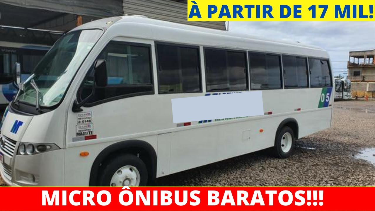 MICRO ÔNIBUS,  A PESQUISA FOI BOA, ACHEI BONS E BARATOS!