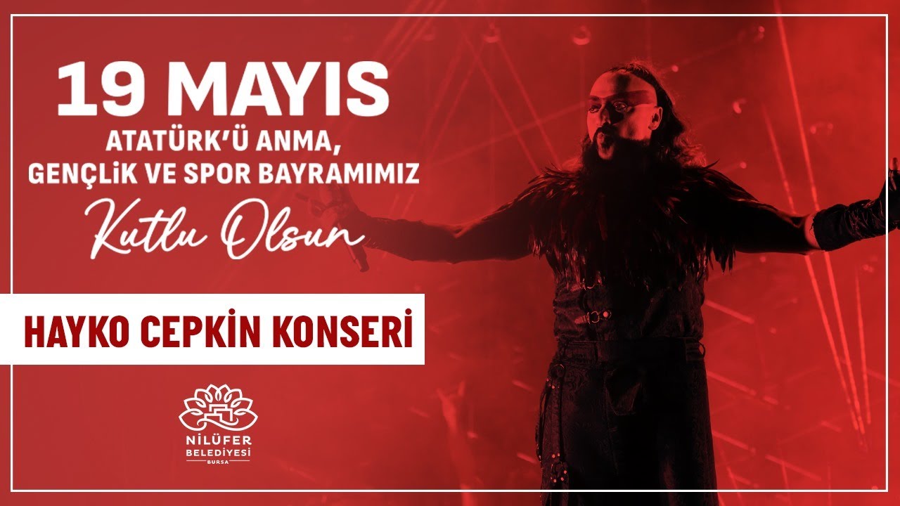 19 Mayıs Coşkusu Nilüfer FSM Hastane Alanı'nda | Hayko Cepkin 19 Mayıs Konseri Canlı Performans