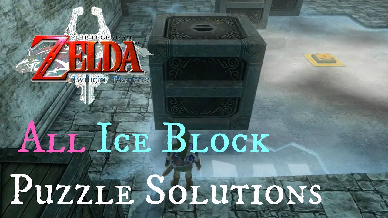 ALL Ice Block Puzzle Solutions (Twilight Princess HD - Hero Mode)