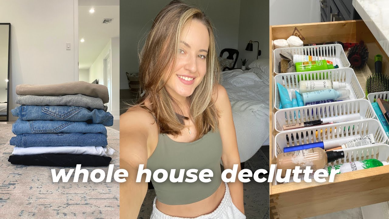 WHOLE HOUSE DECLUTTER WITH ME IN 3 HOURS! Keeping a clutter-free home | MINIMALISM