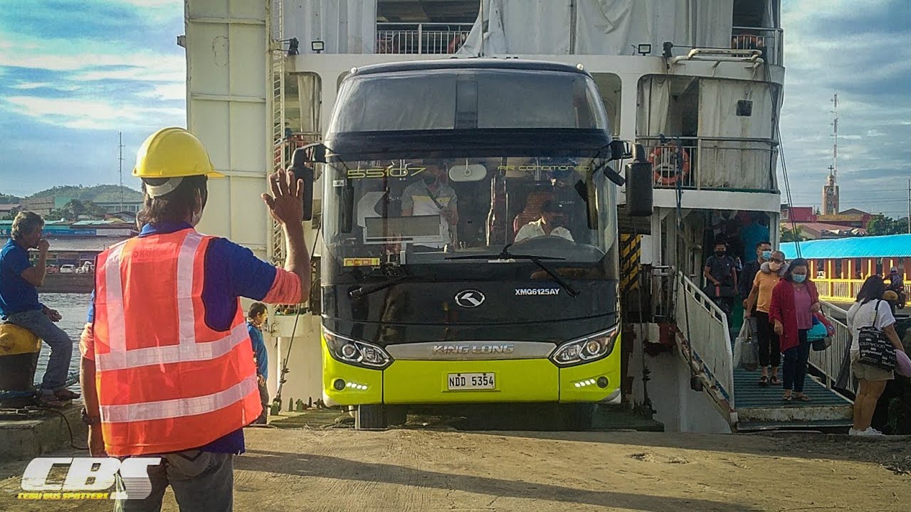 Ceres Tours 55107 & 55020 bound to Cebu City via Lite Shipping Corporation / MV Lite Ferry 2