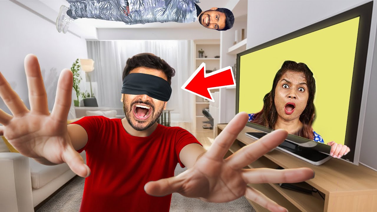 We Played Blindfold Hide and Seek! 😱 | Extreme Challenge
