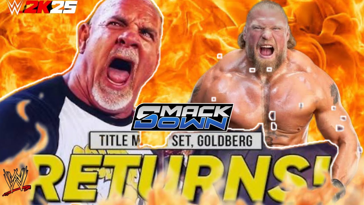 THE RETURN 💥….Goldberg Attacke Brock Lesnar SmackDown.Friday night Full Show Highlights Hd..