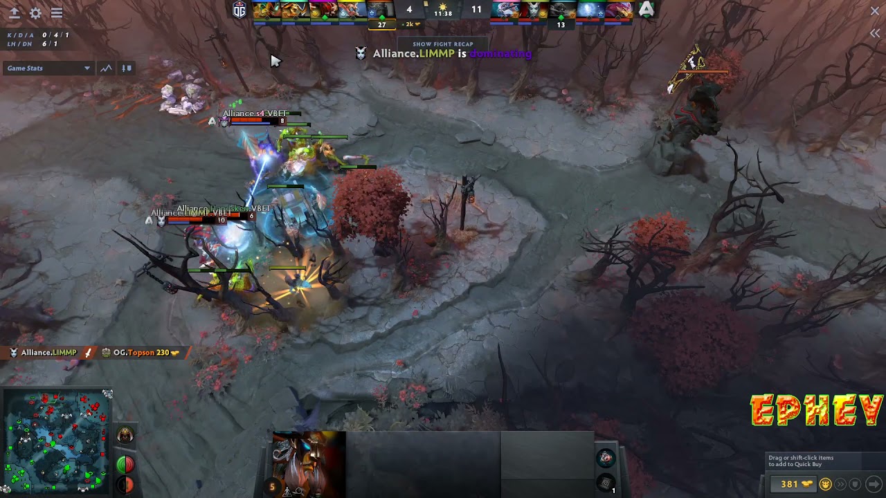 OG.Notail ? Nikobaby - OG vs Alliance TI10 GROUP STAGE - THE INTERNATIONAL 10 DOTA 2