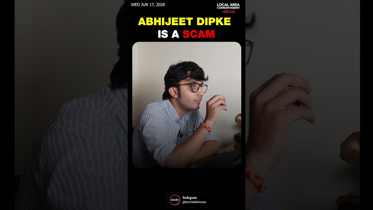 ABHIJEET DIPKE AND COCKROACH JANTA PARTY IS A SCAM