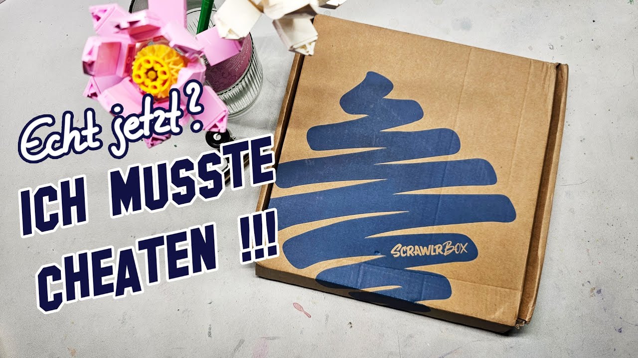 Echt jetzt? Ich musste schummeln um diese Mysterybox zu bearbeiten - Scrawlrbox 121 #unboxing