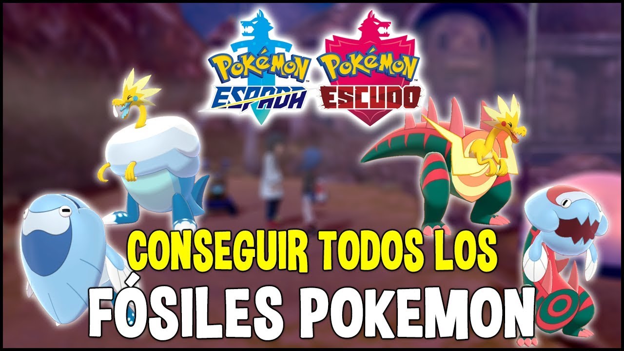 Guia de FOSILES POKEMON - Cómo conseguir y combinar TODOS los fósiles | Pokemon Espada y Escudo