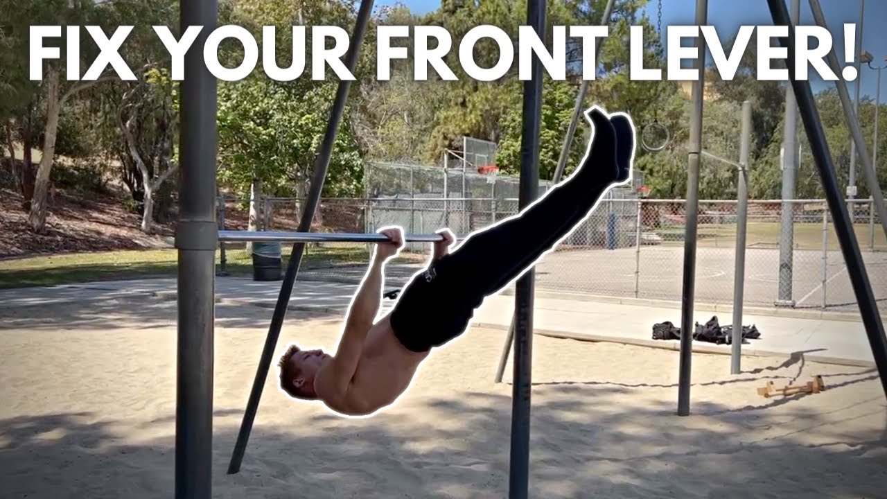 Clean Up Front Lever Form (Best Exercises!)