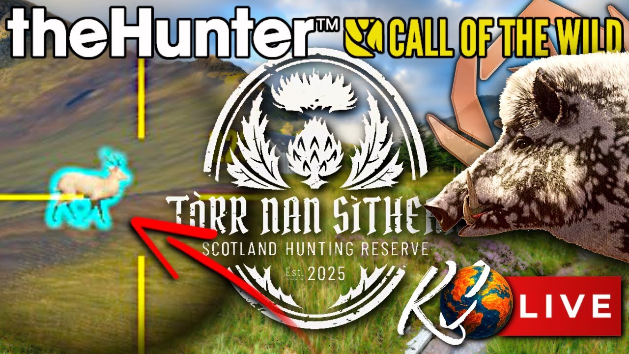 🔴*FINALLY FOUND A RARE!* Albino Sika Hunt & FIRST Scotland Multiplayer Hunt! - Call of the Wild