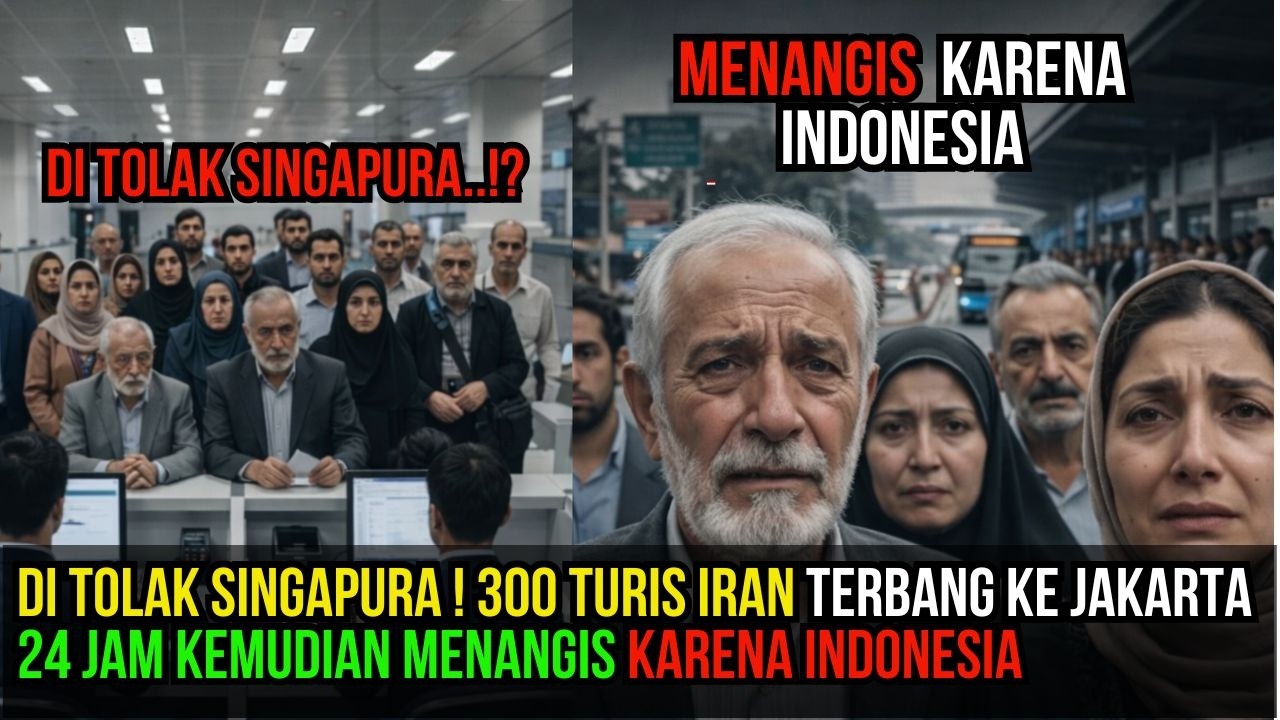Ditolak Singapura 300 Turis Iran Terbang ke Jakarta—24 Jam Kemudian Mereka Menangis Karena Indonesia