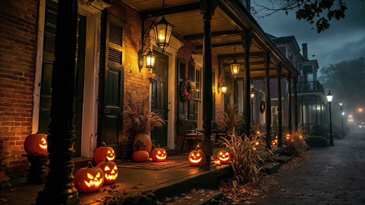 12 Hours of Vintage Halloween Night in New Orleans 🎃  Haunted 1920s Dixieland Jazz in Another Room 👻