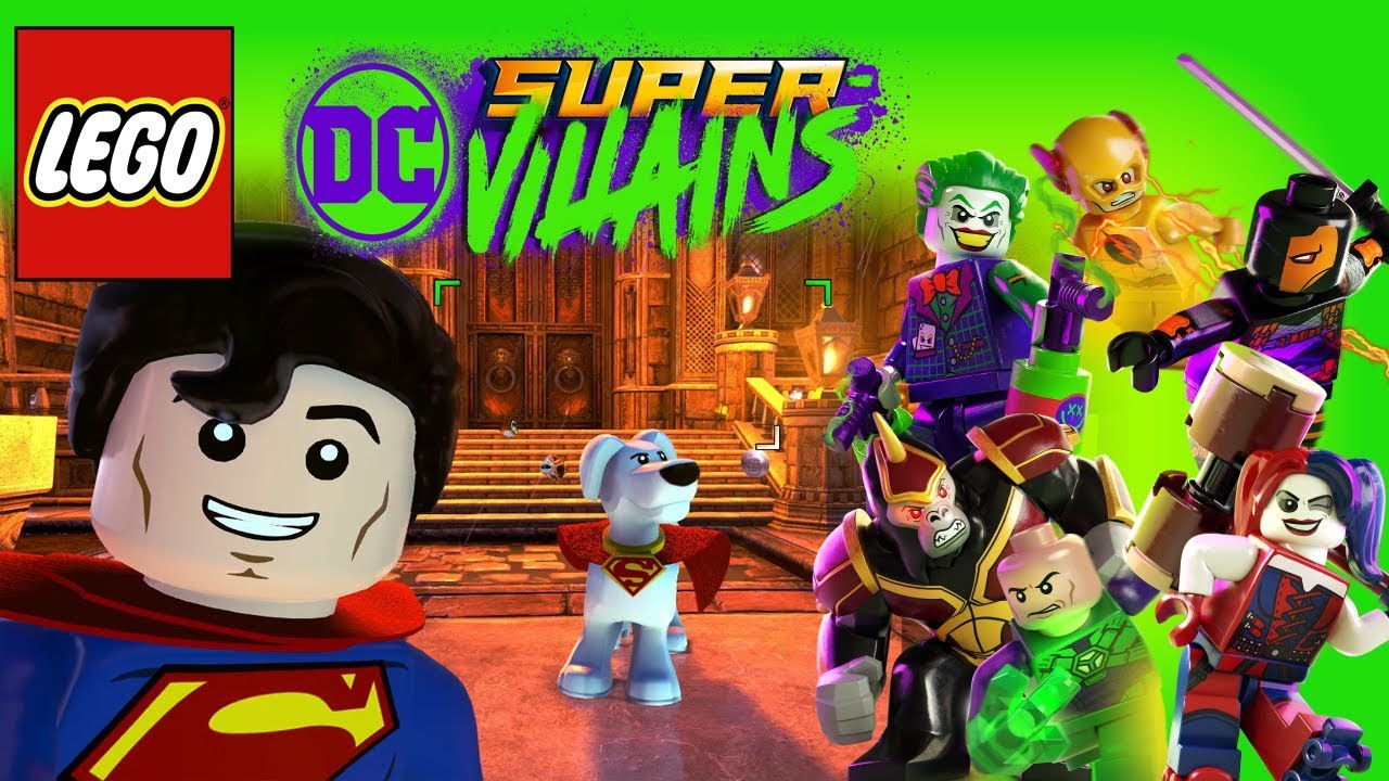 Lego DC Super Villains Unlocking Krypto the Superdog & Gotham Lighthouse Free Roam