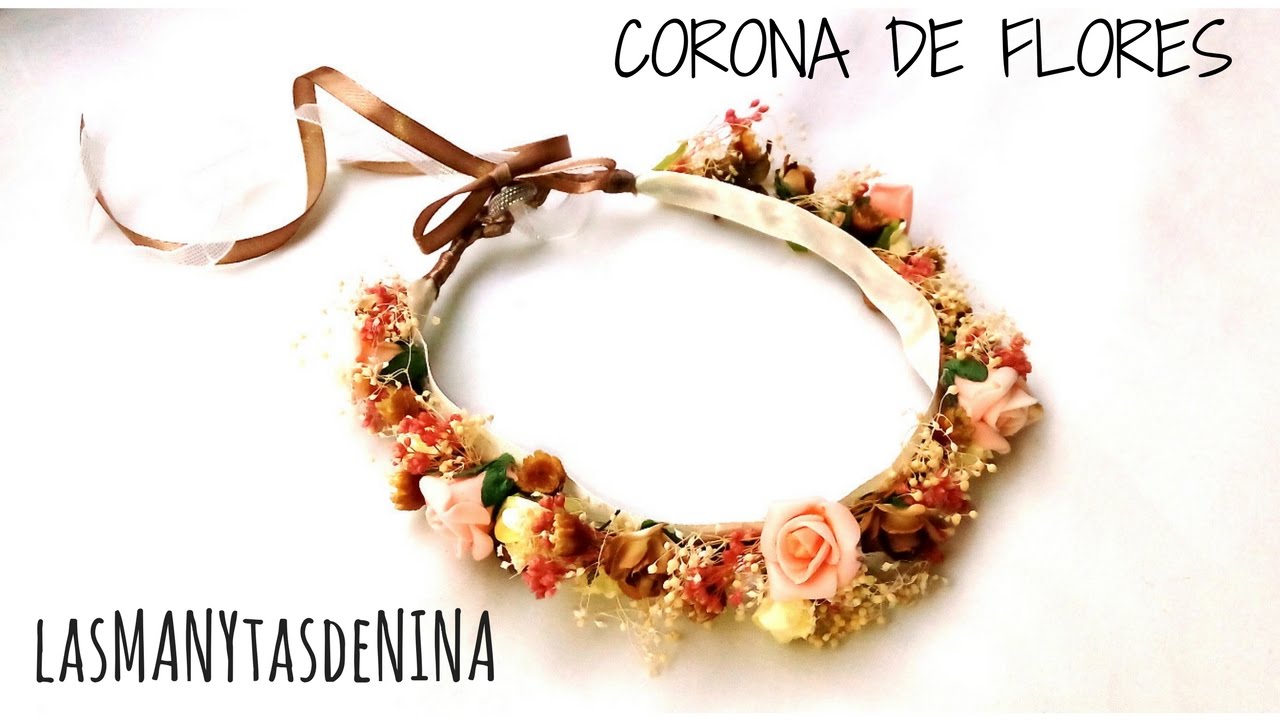 DIY CORONA DE FLORES