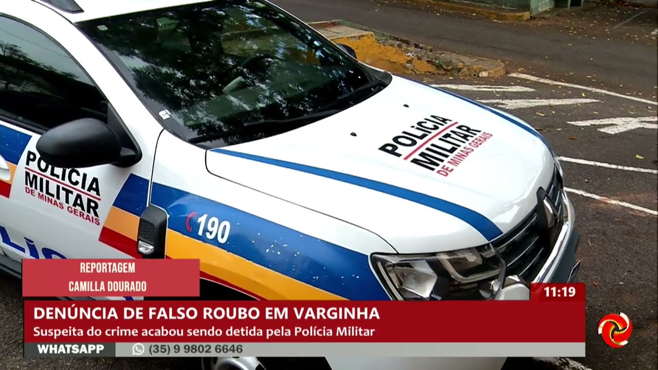 Mulher é detida após denúncia de falso roubo em Varginha