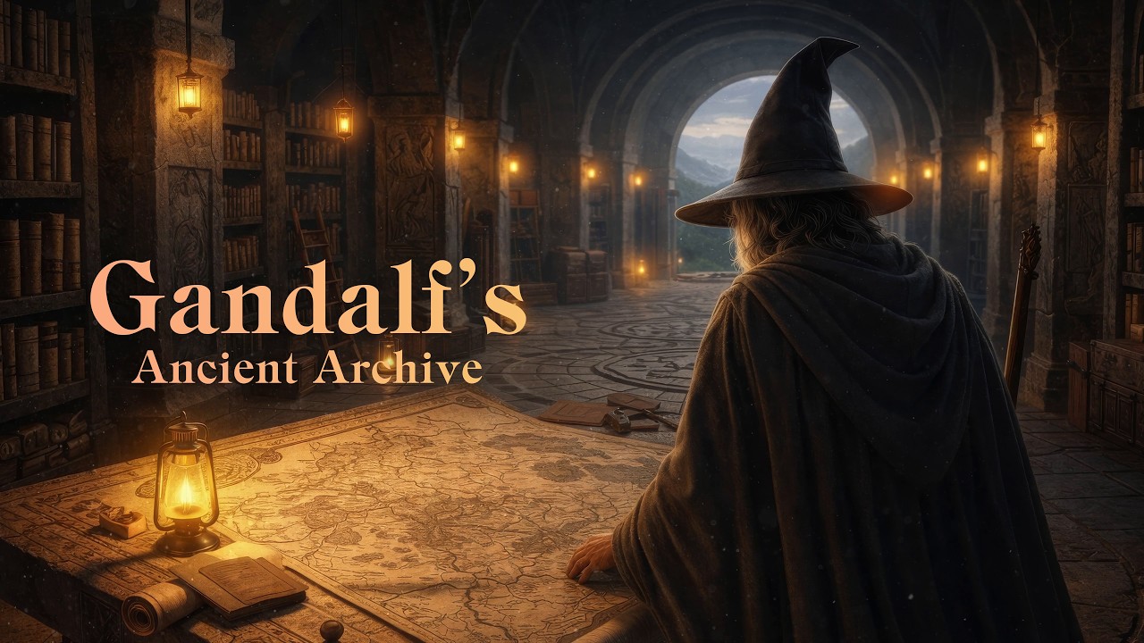 Medieval Fantasy Music | Gandalf in the Ancient Desert Ruins | Relaxing Ambient