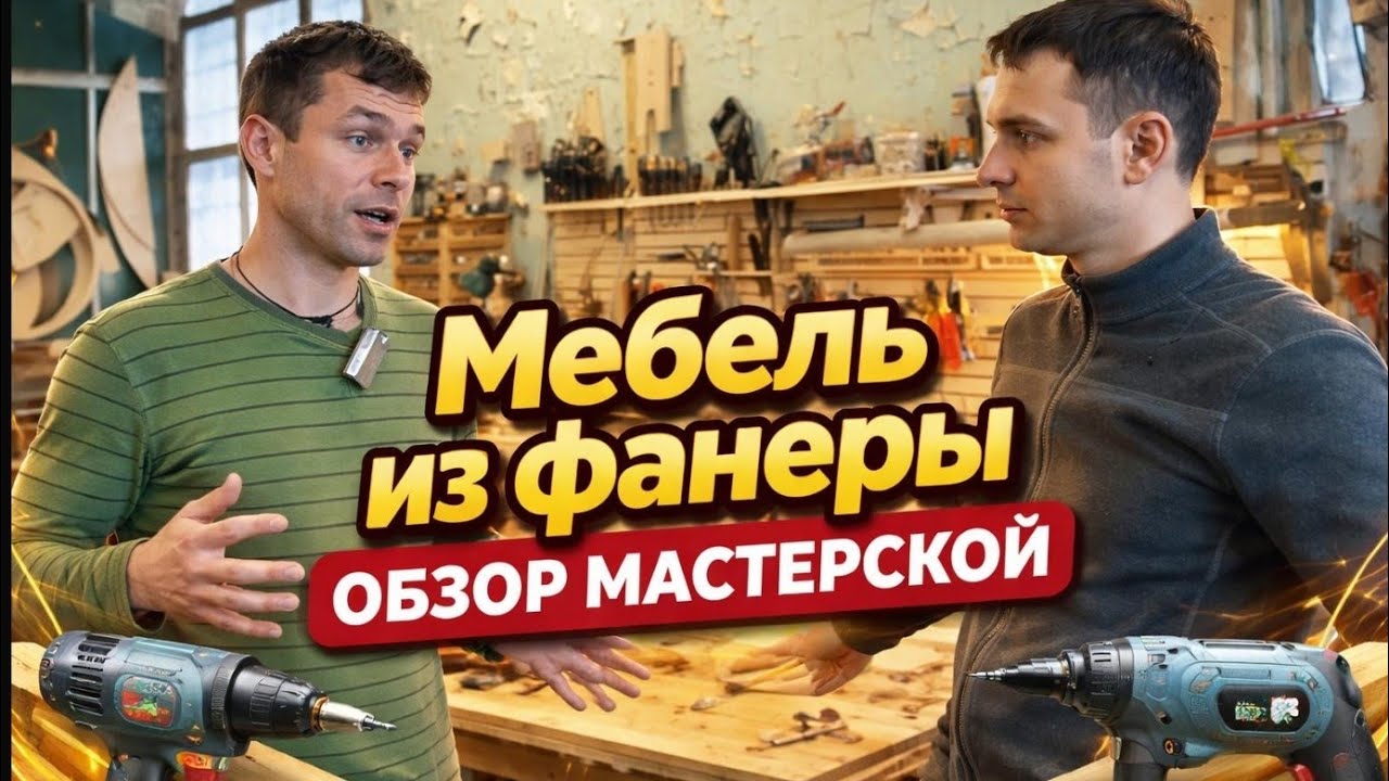 Мебель из фанеры | Обзор мастерской Гардта |  Plywood furniture