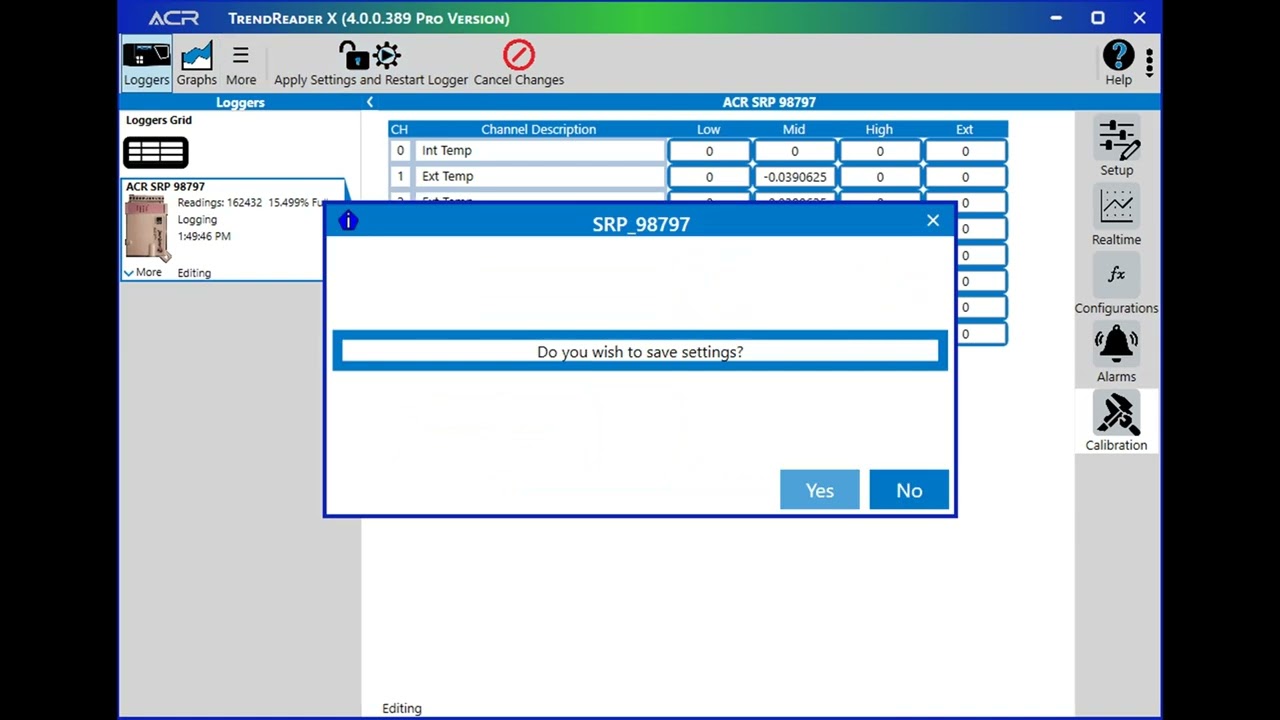 Using SRP Loggers with TRX Software