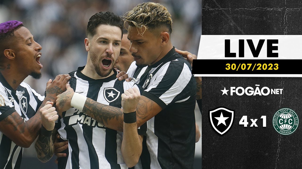 FOG&Atilde;ONET LIVE: BOTAFOGO X CORITIBA (P&Oacute;S-JOGO) | 17&ordf; RODADA DO BRASILEIR&Atilde;O
