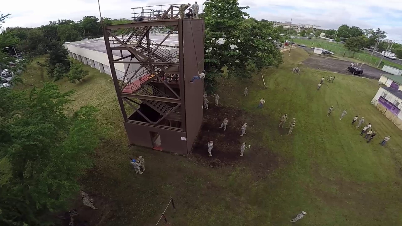 ROTC Rappel UPR Rio Piedras