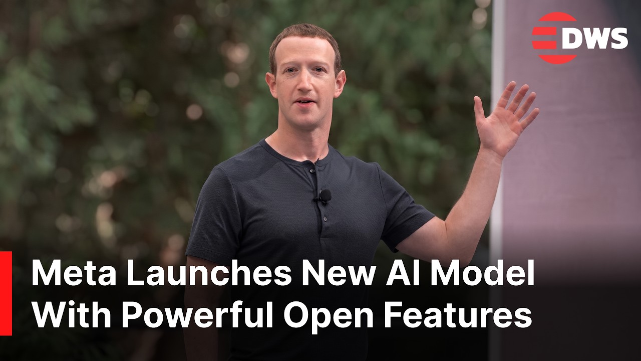 Mark Zuckerberg Reveals Meta AI Breakthrough With Open Weight Model Launch | DWS News | AI14