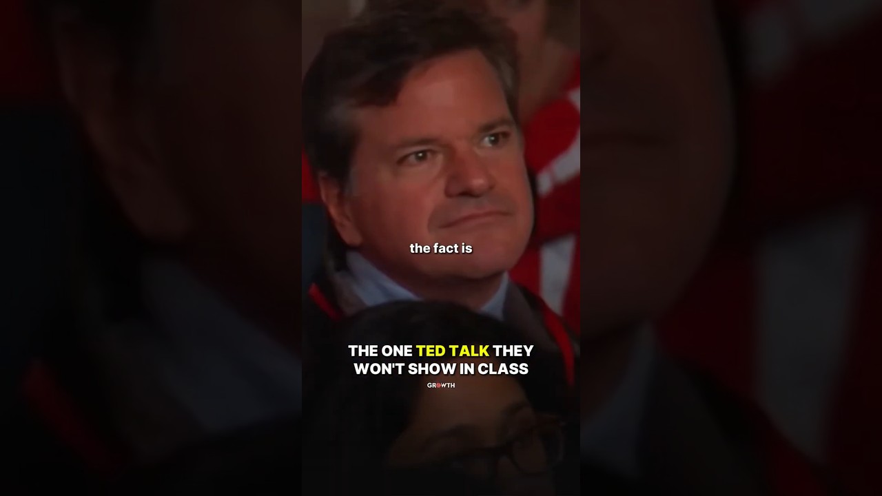 Единственное выступление на TED, которое не покажут на занятиях.