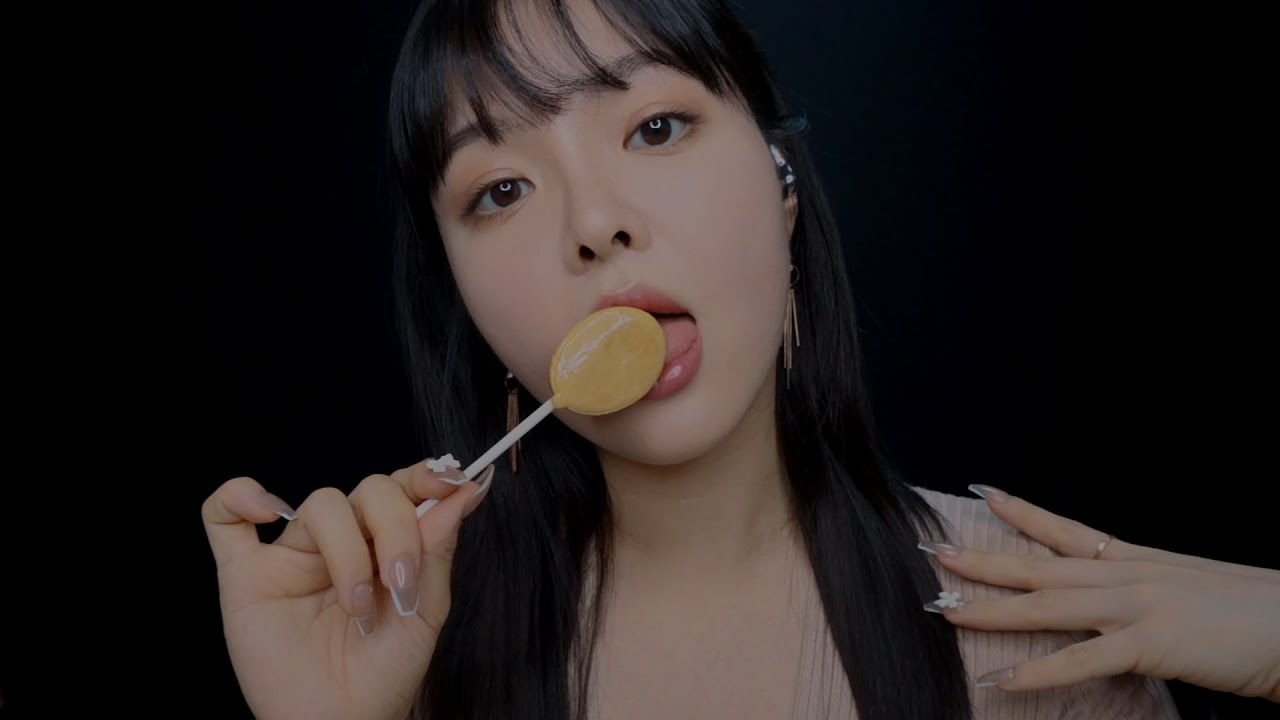 ASMR 카라멜 사탕 이팅사운드, 촉촉 섬세한 입소리