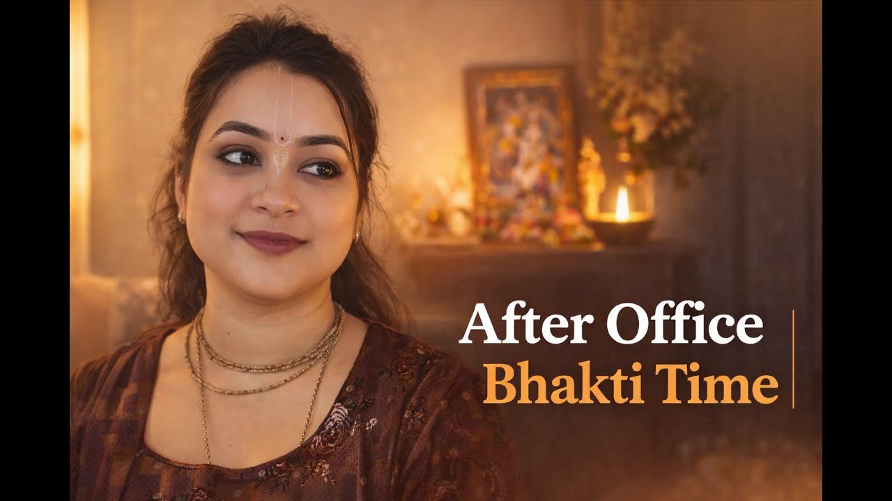 Daily Vlog 1 | After Office Bhakti Time | Simple Spiritual Life