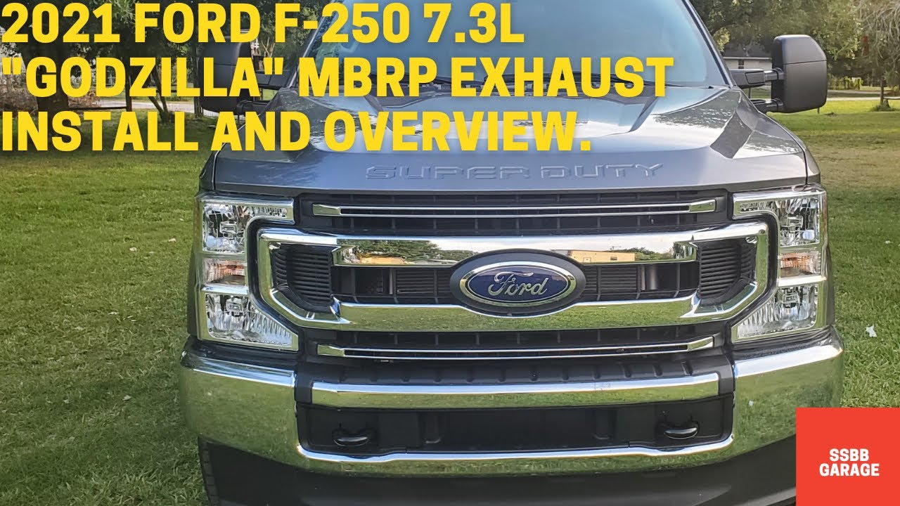Установка и обзор выхлопной системы MBRP для Ford F-250 7.3l 
