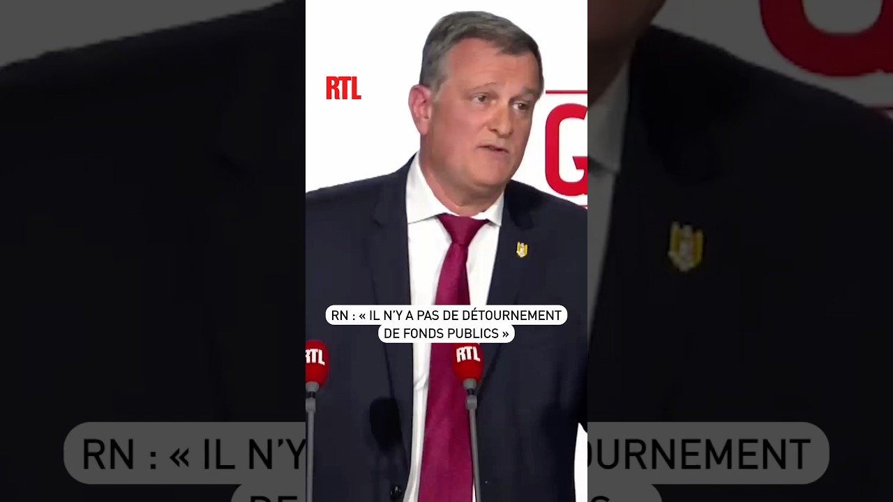 RN : &laquo;&nbsp;Il n&rsquo;y a pas de d&eacute;tournement de fonds publics&nbsp;&raquo;
