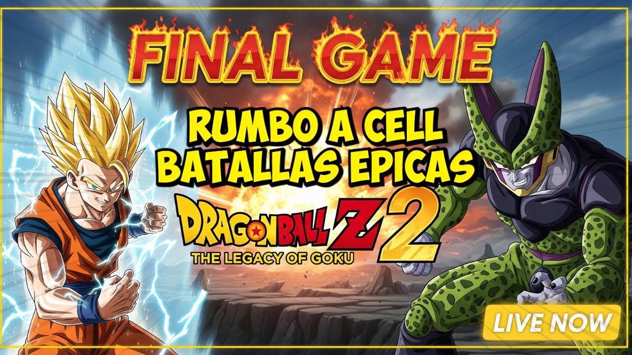 ¡Rumbo a CELL! 🔥 DBZ The Legacy of Goku II | Batallas Épicas