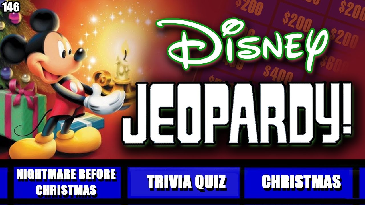 Disney Jeopardy Quiz • 26 Clue Game • Test your Knowledge