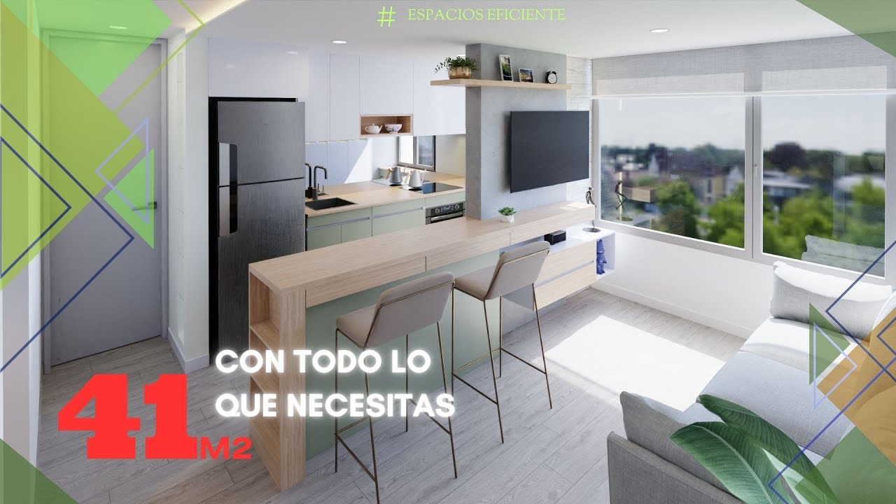 HOME TOUR EL MEJOR MINI DEPARTAMENTO DE 41 M2