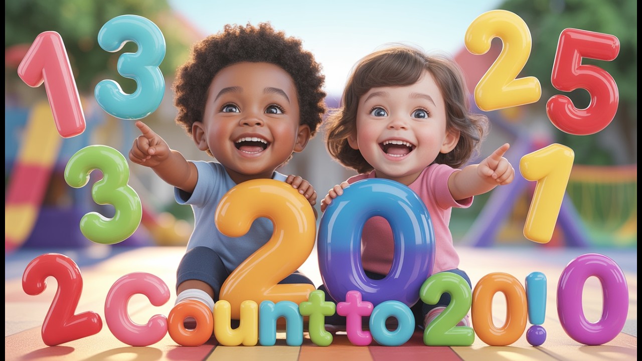 Counting 1–20 | Fun Numbers Song for Preschool Kids | Learn to Count 1 to 20 | Numbers Song