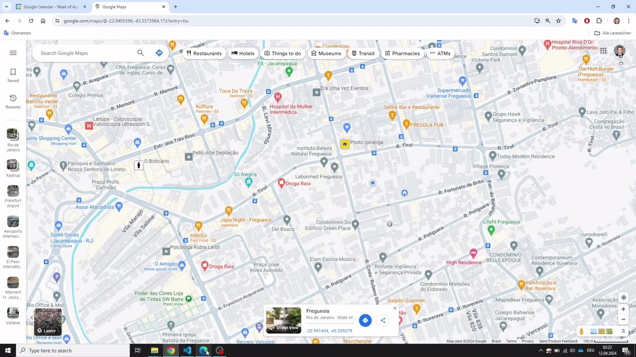 Haversine web app for spatial distance calculation