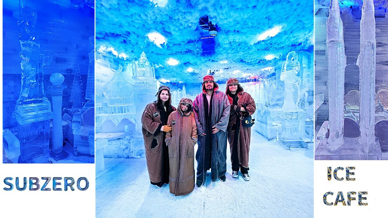 SUBZERO ICE CAFE.THRILLING EXPERINECE in-4deg C. Unique restaurant in Qatar.Places to visit in Qatar