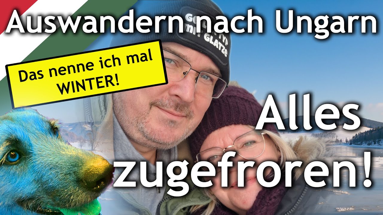 Auswandern nach Ungarn - Alles zugefroren! #balaton #ungarn #auswandernnachungarn #winter2026