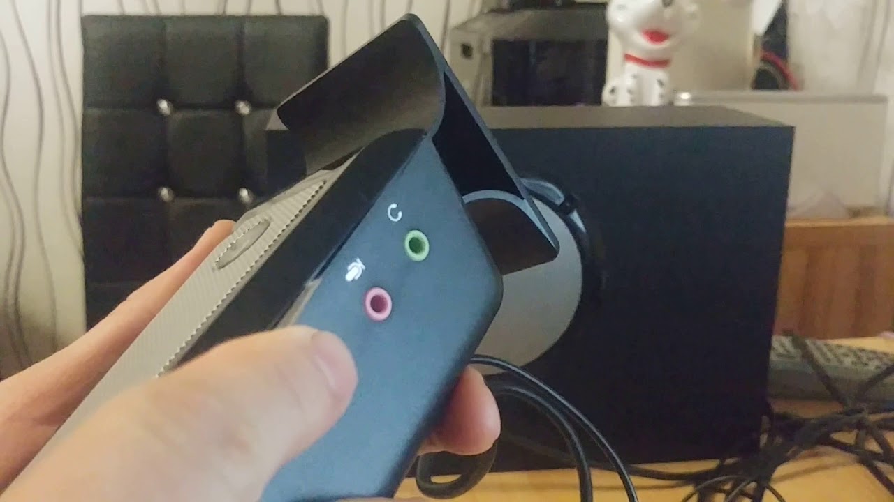 Logitech S500 разборка колонки